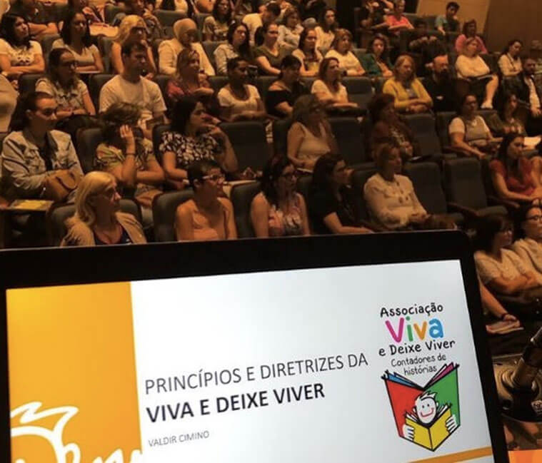 Associação Viva e Deixe Viver destaca contação de histórias como